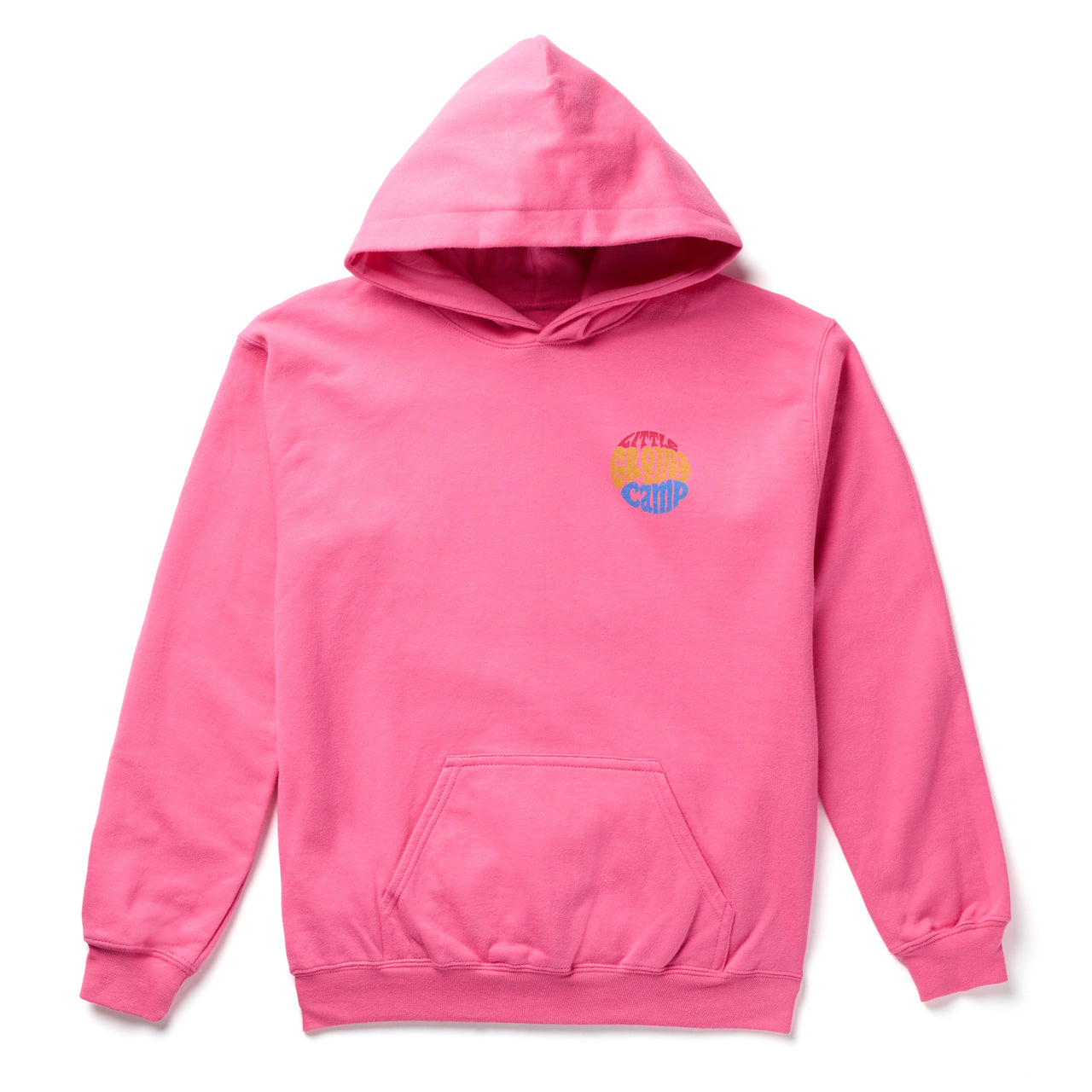 Little Groms Surf Camp Hoodie Sweatshirt Pink