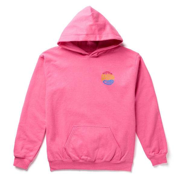 Little Groms Surf Camp Hoodie Sweatshirt Pink